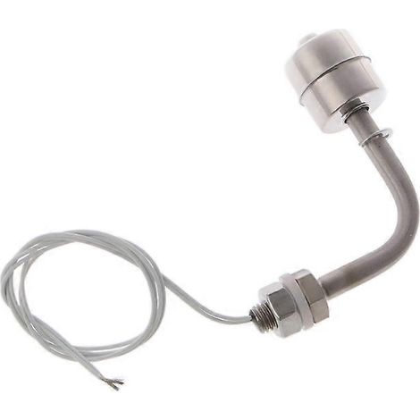 Interrupteur à flotteur en acier inoxydable à angle droit vertical pour réservoir d'eau liquide. (1/5)