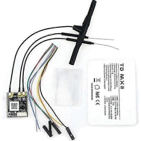 Récepteur bi-bande FrSky TD MX compatible 2,4 GHz et 900 MHz, 4 canaux PWM, portée de 50 à 100 km. WHBYV (1/4)