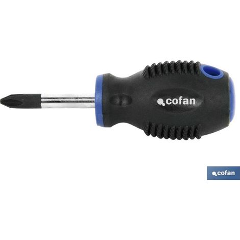 Cacciavite corto al cromo-molibdeno Ph-2x38 (1/2)