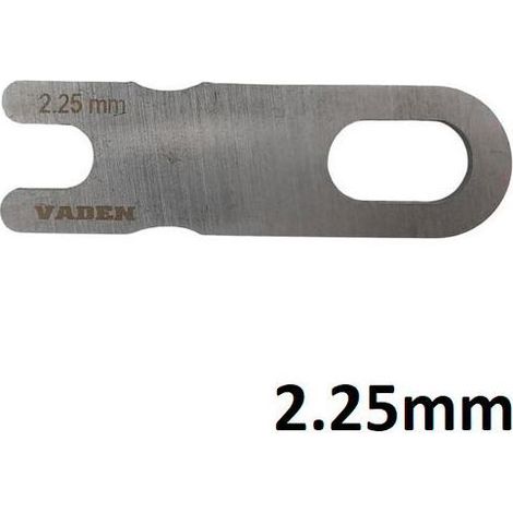 Lame de compensateur d'entretoise de réglage d'injecteur Volvo 2,25 mm VAD130005006