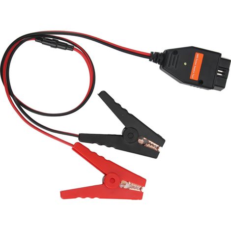 Connecteur OBD2 pour calculateur de voiture, câble d'alimentation de secours, outil universel de remplacement de batterie et de sauvegarde de mémoire pour voiture (1/5)