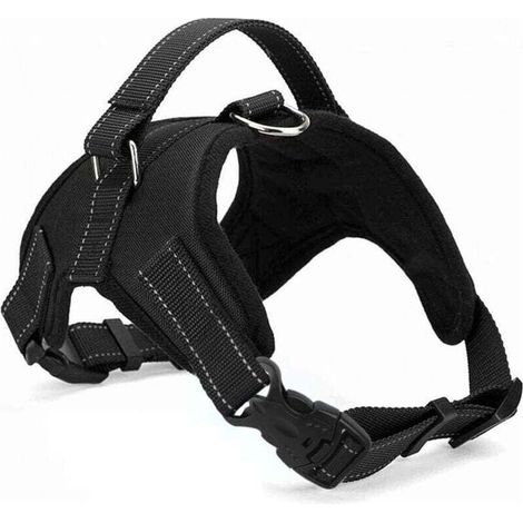 Harnais pour chien avec poignée, facile à contrôler, harnais réglable avec poignée de contrôle, respirant et durable. (1/4)