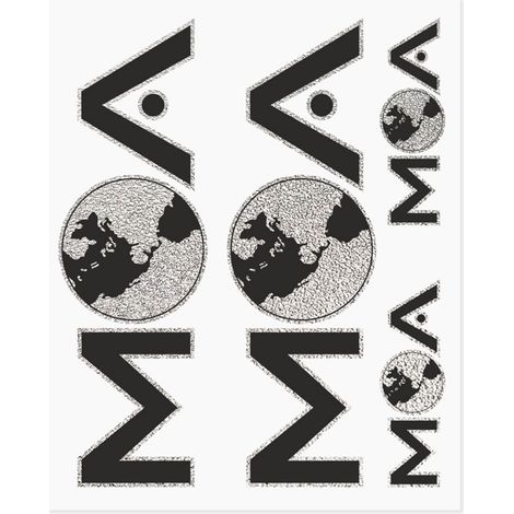 Adesivi Adventure Stickers per Bauletti Moto MOA