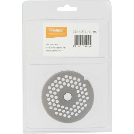 Grille hachoir électrique 4,5 mm – Diamètre 70 mm – Pour viande et légumes – Accessoire cuisine professionnel – Reber