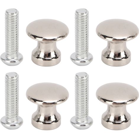 20 Poignées de tiroir en zinc argenté 12x11mm, tête ronde, pour meubles et coffrets à bijoux, accessoires de décoration intérieure (1/5)
