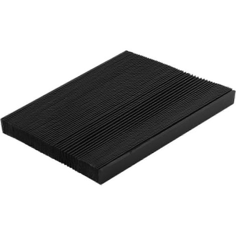 Protecteur de fraiseuse flexible pliable anti-huile, soufflet extensible jusqu'à 1,5 m, écran de protection lisse pour équipement de fraisage, surface robuste et résistante. (1/5)