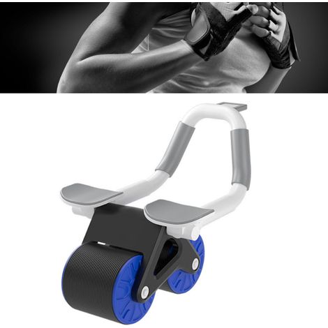 Doppelseitige Rundrolle, rutschfest, leises Heimfitnessgerät, blau. (1/4)