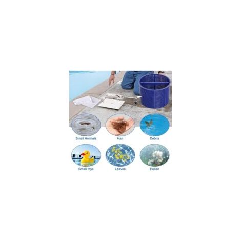 Cestello per skimmer da piscina compatibile con Hayward SPX1082CA e Aladdin B-152, sostituisce i codici SP1082 SP1083 SP1084 SP1085 SP1086 - Crezuo