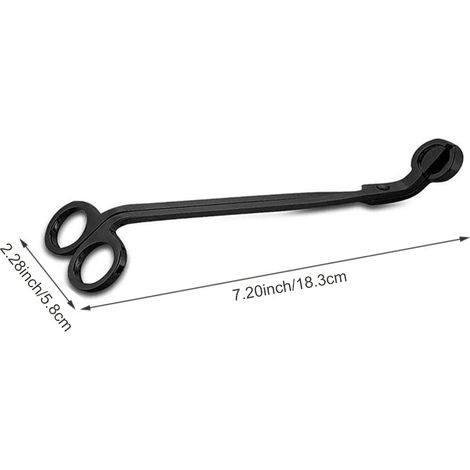 Ciseaux à Mèche, Ciseaux pour Mèche de Bougie, Coupe Mèche pour Bougie, Ciseaux à Bougies, Coupe Mèche, Coupe Mèche à Ciseaux en Acier Inoxydable, Outil Coupe Mèche pour Amateurs de Bougies Parfumées (1/5)