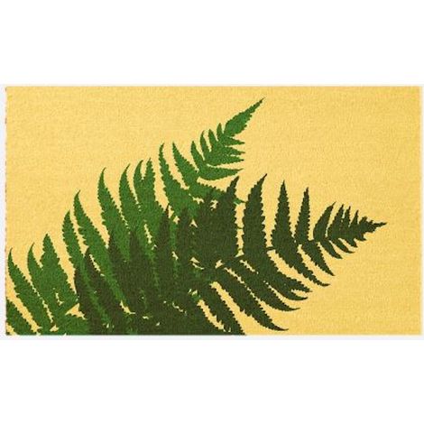 PROLOISIRS Paillasson 75x45 Fibre Naturelle - Fougères