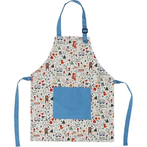 Tablier de cuisine - Enfant - Coton - Poche avant - Sangle réglable - Design tendance (1/5)