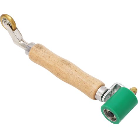 Rouleau à double extrémité pour joints, roue en silicone résistante aux hautes températures, roue en laiton, rouleau pour papier peint et membranes PVC (1/5)