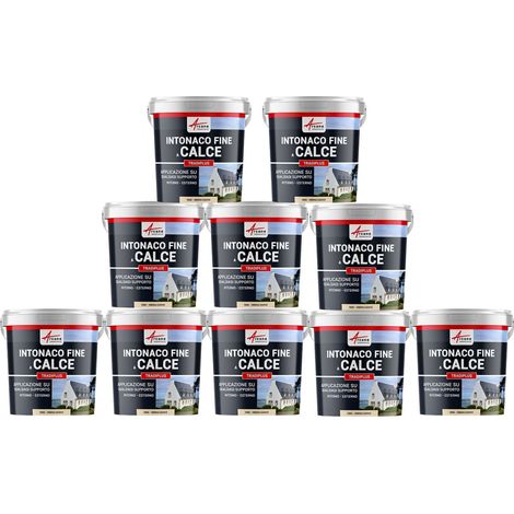 Intonaco a base di calce per decorazione interna ed esterna - TRADIPLUS - 10 x 15 kg Cadice Crema - ARCANE INDUSTRIES