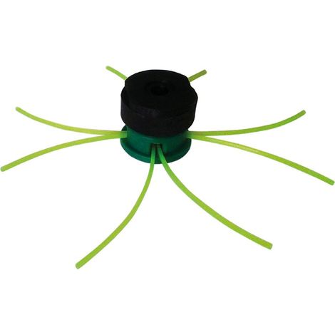 Testina "Rambo" in pvc con 8 fili in plastica per decespugliatori (1/2)