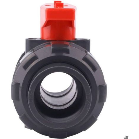Vanne sphérique PVC - Nosheir - Diamètre 40 mm - Connexion à coller - Matériau PVC - Joints toriques EPDM (1/5)