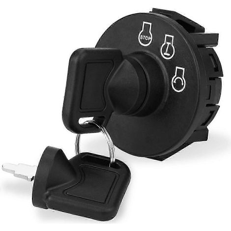 Interrupteur d'allumage à 3 positions avec clé pour ExMark Toro 117-2221 137-4100 (1/5)