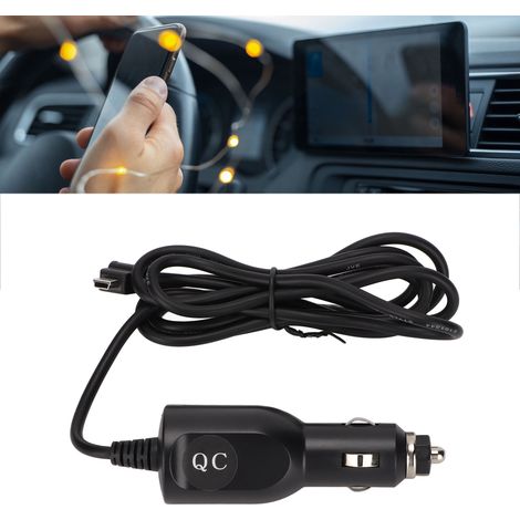 Chargeur Allume-Cigare 5V 1.2A pour GPS TomTom XL One, Plug and Play, Remplacement Compatible (1/5)