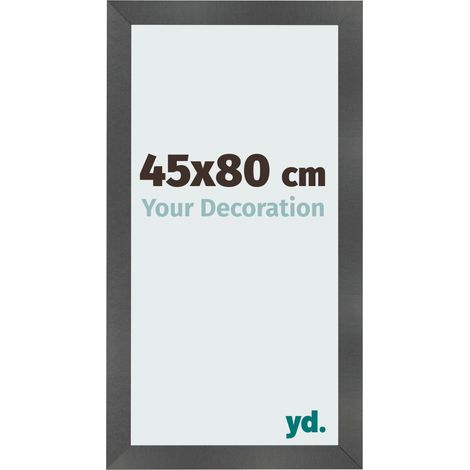 yd. - Cadre photo 45x80 - Noir Mat - MDF - Pisa (1/5)