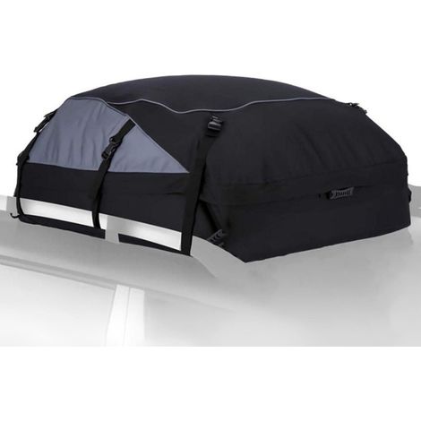 Auto-Gepäcktasche Auto-Dachboxen (792 Liter) Dachtasche, flexibel mit 6 Gurten für den Einbau in Autos mit oder ohne Dachträger (160x110x45cm)