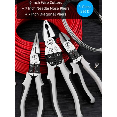 Pince coupante multifonctionnelle / pince diagonale / pince à becs fins / outils de quincaillerie / pince coupante universelle (1/5)
