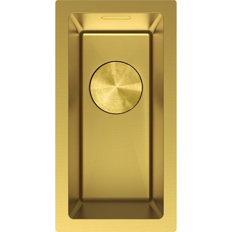 Mexen Trixo Edelstahlspüle 1-Becken 230 x 440 mm, golden - 6411221000-55 (1/5)