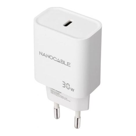 Cargador de Pared NANOCABLE 10.10.2009 Blanco