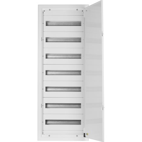 Doktorvolt Verteilerkasten Unterputz Sicherungskasten aus Metall 126 Module 7-reihig IP30 2090 (1/5)