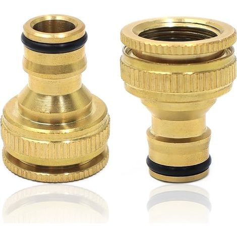 Water Tap Adaptor 1/2-3/4 Inch Garden Kitchen Bath
