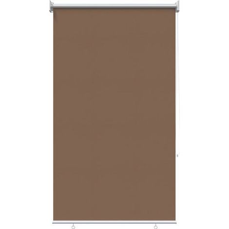 Store enrouleur extérieur avec protection UV, gris-brun, 80 x 230 cm (1/5)