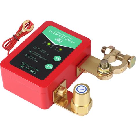 Style régulier rouge et vert，Interrupteur de Découpage de Batterie 12V/24V Universel pour Camion - Télécommande Intelligente, Anti-décharge (1/3)