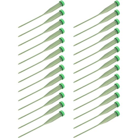 25 Pièces Tube à Eau Floral en Plastique Vert pour Tulipes et (1/5)