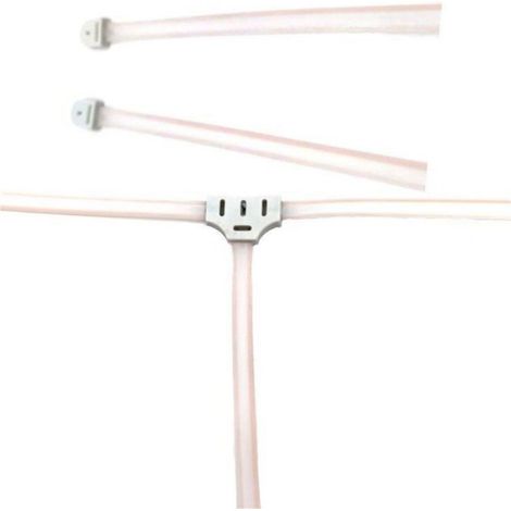 Antenne FM 75 Ohms IEC (TV) avec Connecteur Dipôle pour Récepteur Radio FM Stéréo, Tuner et Amplificateur de Puissance (1/5)