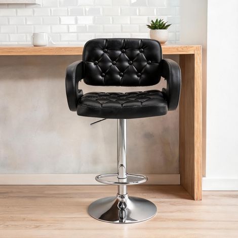 Tabouret de bar réglable de 63,5 à 83,5 cm 61 x 50 x 114 cm (1/5)