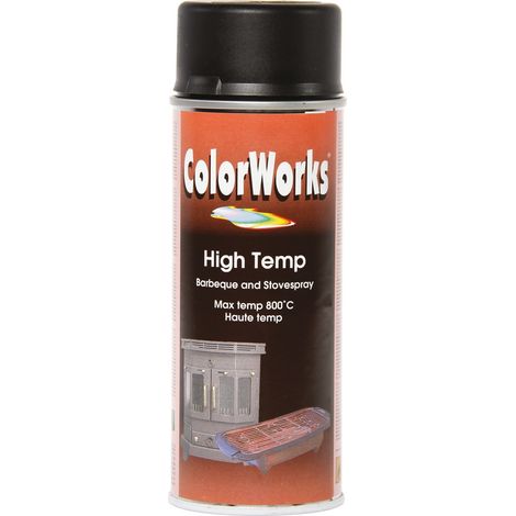 Hochtemperatur-Sprayfarbe 400ml H Temp Schwarz