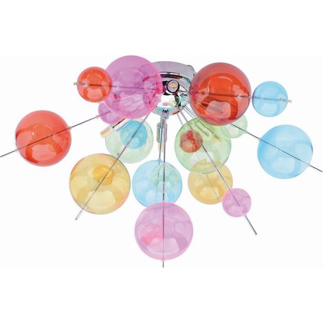 Naeve EXPLOSION Plafonnier semi-encastré multicolore 6xG9
