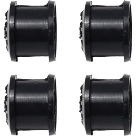 Satz mit 4 schwarzen Dichtungen für den manuellen Schalthebel 4S6P-7412-AA für Fiesta Focus 4S6P7412AA 4S6P-7412-AA, verschleißfest (1/4)