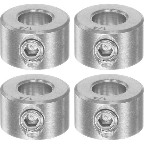 4pcs Bague de Réglage Bague Arrêt d'axe Butée Arbre 1/4" Alésage (1/5)