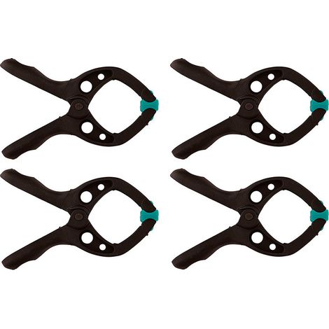Pack 4 Pinces Microfix Avec Ressort 3432000 Wolfcraft (1/2)