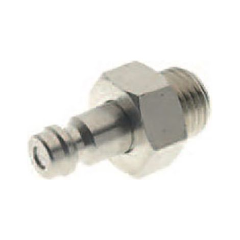 Embout de coupleur RS PRO, Filetage vers Mâle G 1/4 Mâle 1/4pouce 1/4pouces en Laiton ( Prix pour Sachet de 2 ) (1/2)