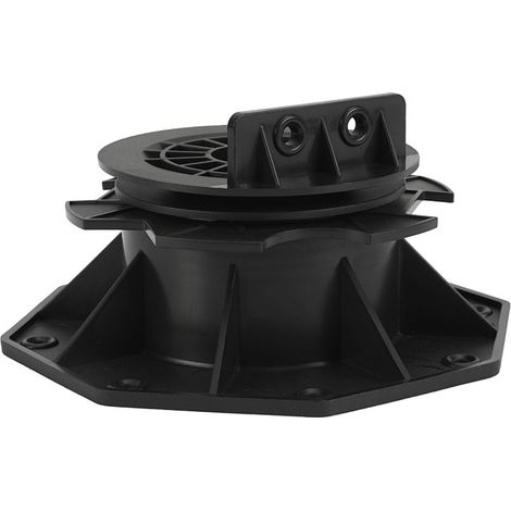 Wolketon Pedestales autonivelantes 75-145 mm para terraza de madera y WPC, pendiente 0-5°, pack de 100 (1/5)