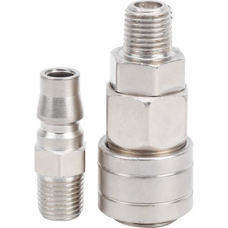Raccord de tuyau pneumatique autobloquant à connexion rapide SM20+PM20 (1/5)