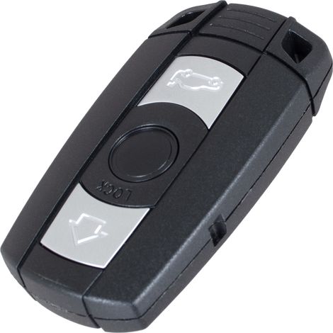 Boîtier de télécommande 3 boutons pour BMW Série 1, 3, 5, 6, X1, X5, X6 et Z4 (1/5)