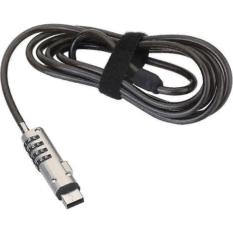 Bloqueo de contraseña USB para computadora, protección con contraseña, bloqueo antirrobo, bloqueo universal para computadora portátil. (1/5)