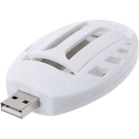 Pair Portable USB Électrique Répulsif Anti-Moustique Randonnée en Plein Air Maison D'été Nouveau Insectifuge Blanc (1/5)