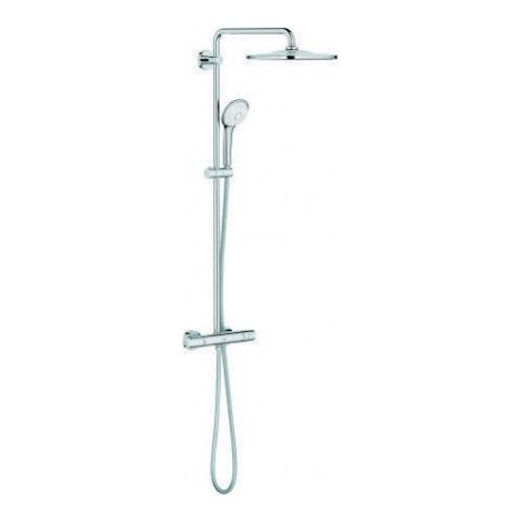 Grohe – Colonne de douche hydromassante Euphoria 310 – Mitigeur thermostatique avec fonction Aquadimmer – Douche à main Euphoria 110 avec 3 jets – CoolTouch chromé (1/4)