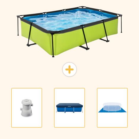 Exit-toys Piscine Exit Rectangulaire - 300x200x65 cm - 4-pièces SCB76 (1/5)