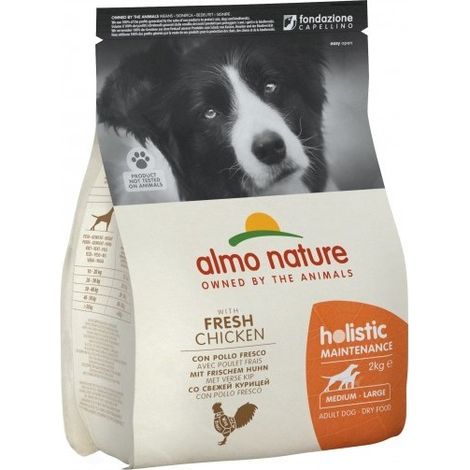 Almo Nature Dog Holistic Adult Medium Pollo - Almo Nature Dog Holistic Adult Medium Pollo - Sacco Da 12 Kg (1/2)