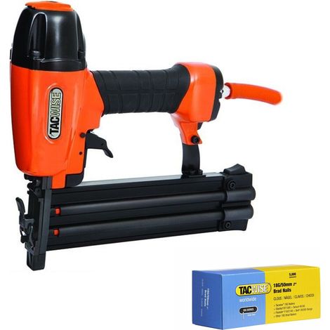 Tacwise Pneumatic Air Nailer 2nd Fix Brad Nail Gun + 5000 50mm Brads DGN50V