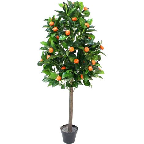 Oranger artificiel en polyéthylène hauteur 120cm