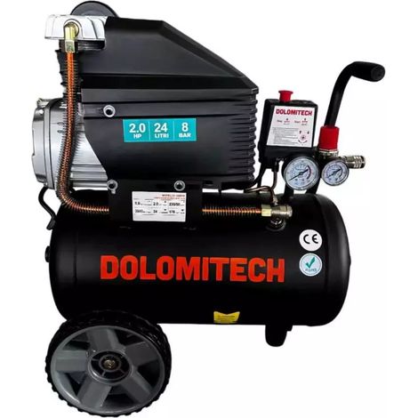 compressore aria lubrificato dolomitech 24l 2hp (1/4)